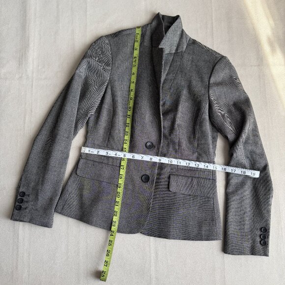 Charcoal Gray Classic Blazer Jacket 2P - Picture 15 of 16